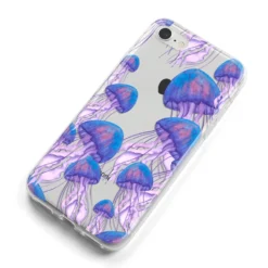 Jellyfish IPhone Case -CaseCraze Store Jellyfish iPhone 8 Bumper Case on Silver iPhone Alternative Image