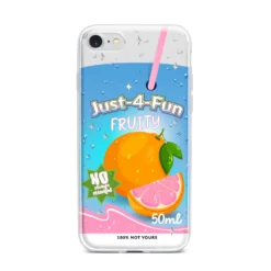 Just 4 Fun IPhone Case -CaseCraze Store Just 4 Fun iPhone 7 Bumper Case on Silver iPhone
