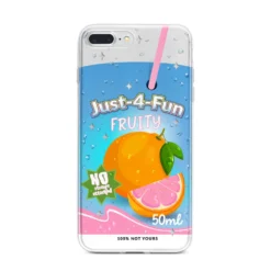Just 4 Fun IPhone Case -CaseCraze Store Just 4 Fun iPhone 7 Plus Bumper Case on Silver iPhone