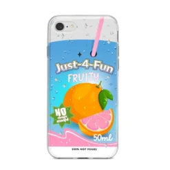 Just 4 Fun IPhone Case -CaseCraze Store Just 4 Fun iPhone 8 Bumper Case on Silver iPhone