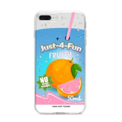 Just 4 Fun IPhone Case -CaseCraze Store Just 4 Fun iPhone 8 Plus Bumper Case on Silver iPhone