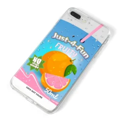 Just 4 Fun IPhone Case -CaseCraze Store Just 4 Fun iPhone 8 Plus Bumper Case on Silver iPhone Alternative Image