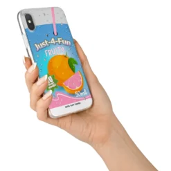 Just 4 Fun IPhone Case -CaseCraze Store Just 4 Fun iPhone X Bumper Case on Silver iPhone Alternative Image 2