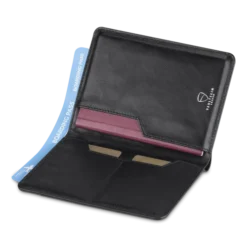 Kensington Passport Holder -CaseCraze Store KENSINGTON compact leather passport wallet black Vaultskin