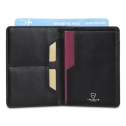 Kensington Passport Holder -CaseCraze Store KENSINGTON compact slim passport wallet black Vaultskin