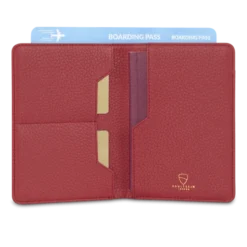 Kensington Passport Holder -CaseCraze Store KENSINGTON front pocket RFID blocking passport holder matt red Vaultskin
