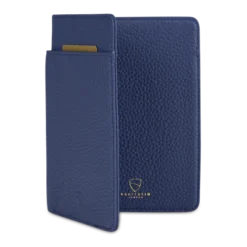 Kensington Passport Holder -CaseCraze Store KENSINGTON invisible RFID shielding passport wallet matt blue Vaultskin