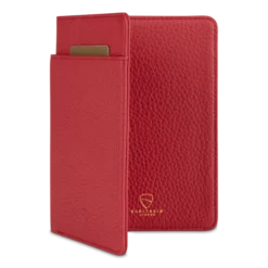 Kensington Passport Holder -CaseCraze Store KENSINGTON mens RFID shielding passport wallet matt red Vaultskin