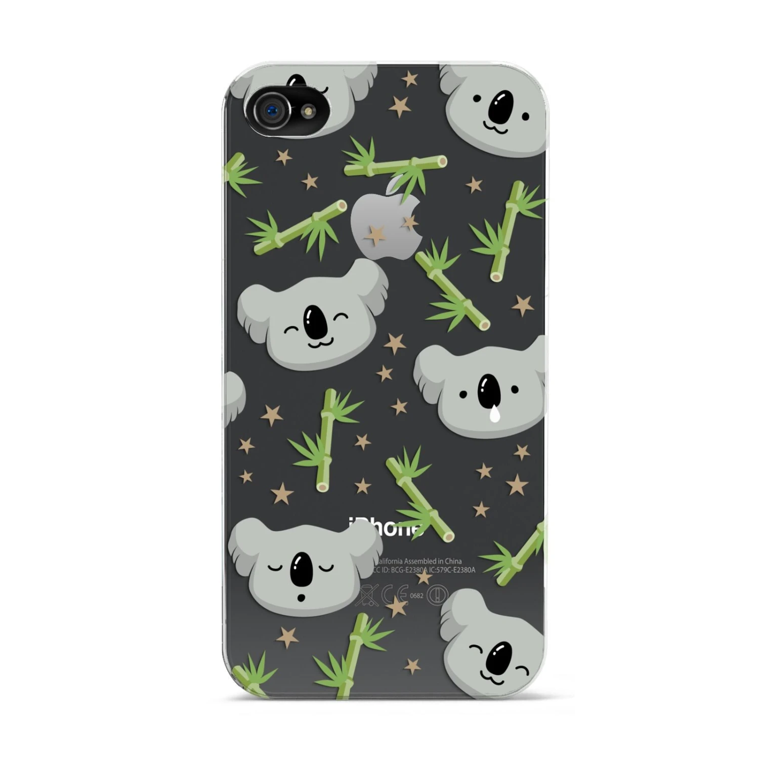 Koala Faces With Transparent Background IPhone Case 4 Koala Faces With Transparent Background IPhone Case - Image 4