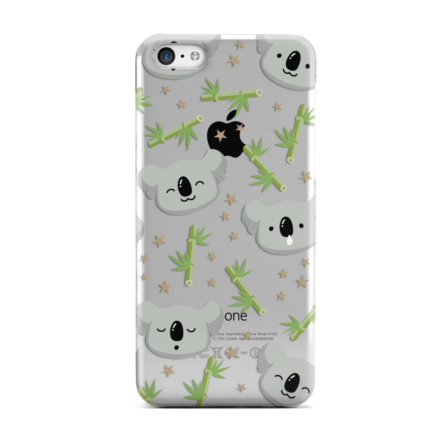 Koala Faces With Transparent Background IPhone Case 2 Koala Faces With Transparent Background IPhone Case - Image 2