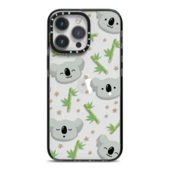 Koala Faces With Transparent Background IPhone Case