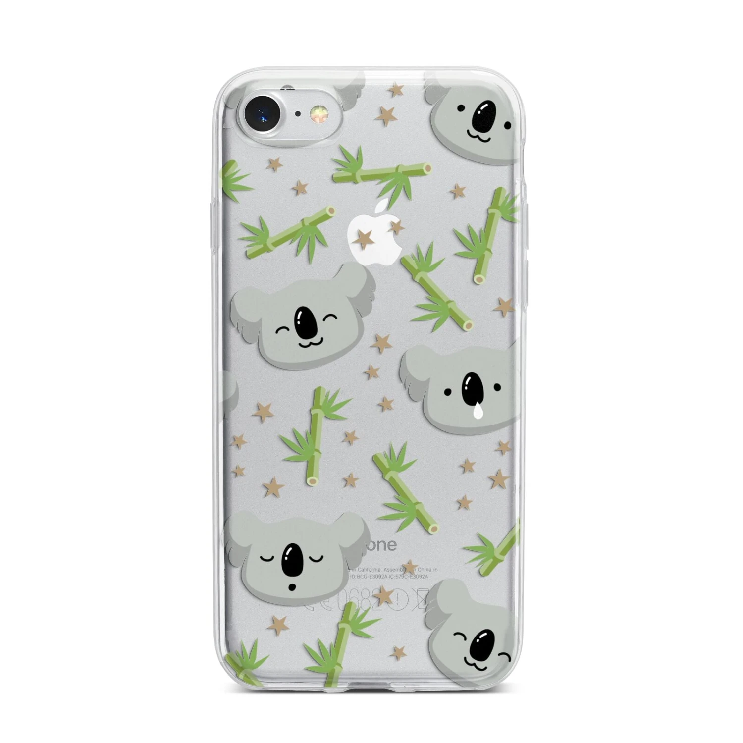Koala Faces With Transparent Background IPhone Case 12 Koala Faces With Transparent Background IPhone Case - Image 12