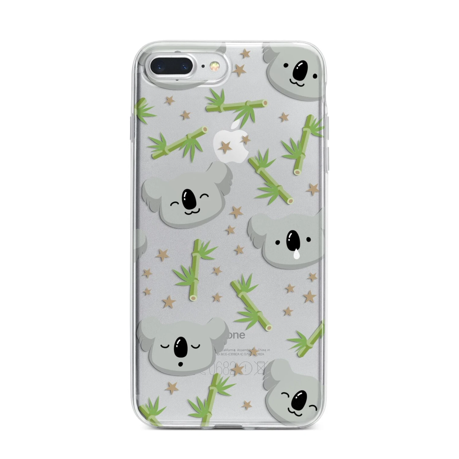 Koala Faces With Transparent Background IPhone Case 14 Koala Faces With Transparent Background IPhone Case - Image 14