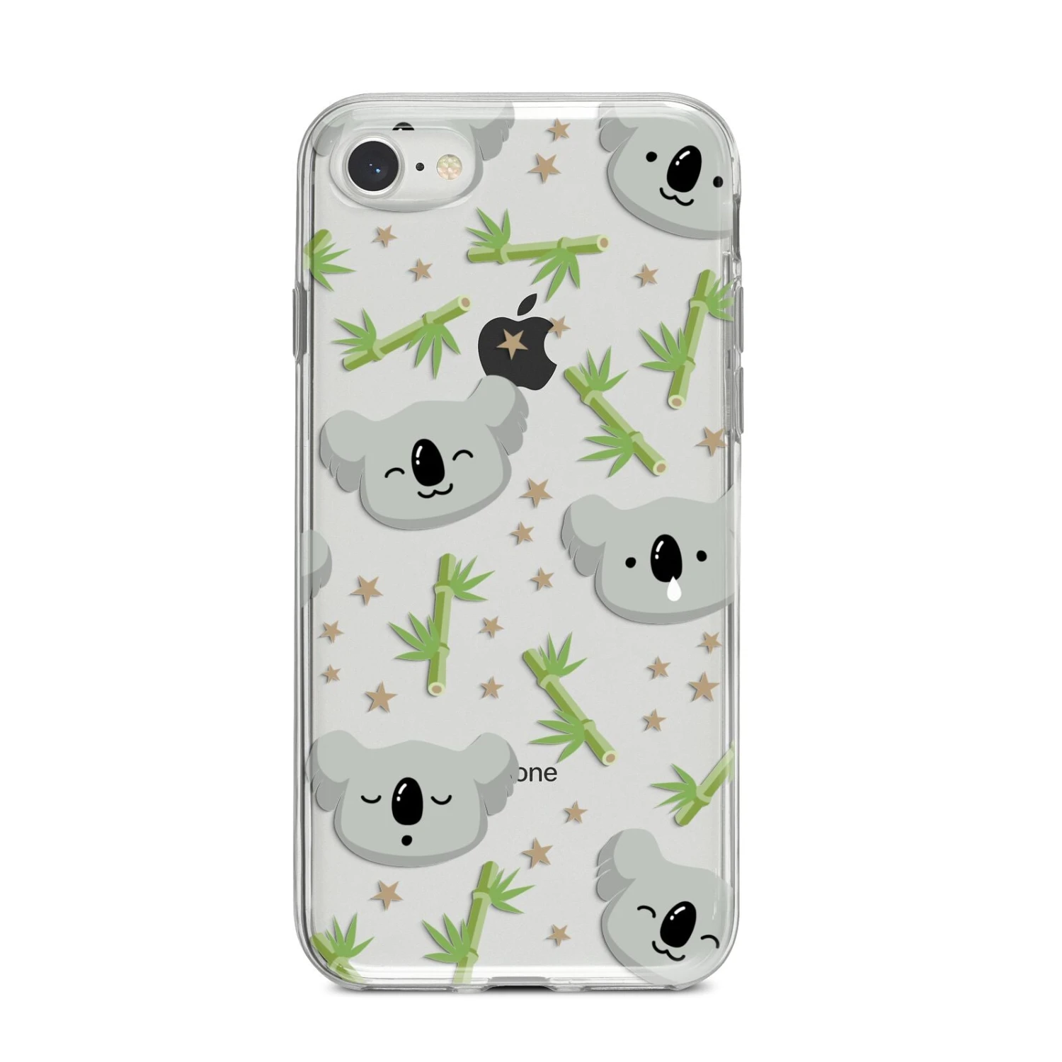 Koala Faces With Transparent Background IPhone Case 8 Koala Faces With Transparent Background IPhone Case - Image 8