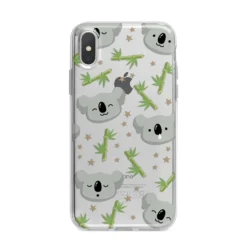 Koala Faces With Transparent Background IPhone Case 24 Koala Faces With Transparent Background IPhone Case -CaseCraze Store Koala Faces with Transparent Background iPhone X Bumper Case on Silver iPhone Alternative Image 1