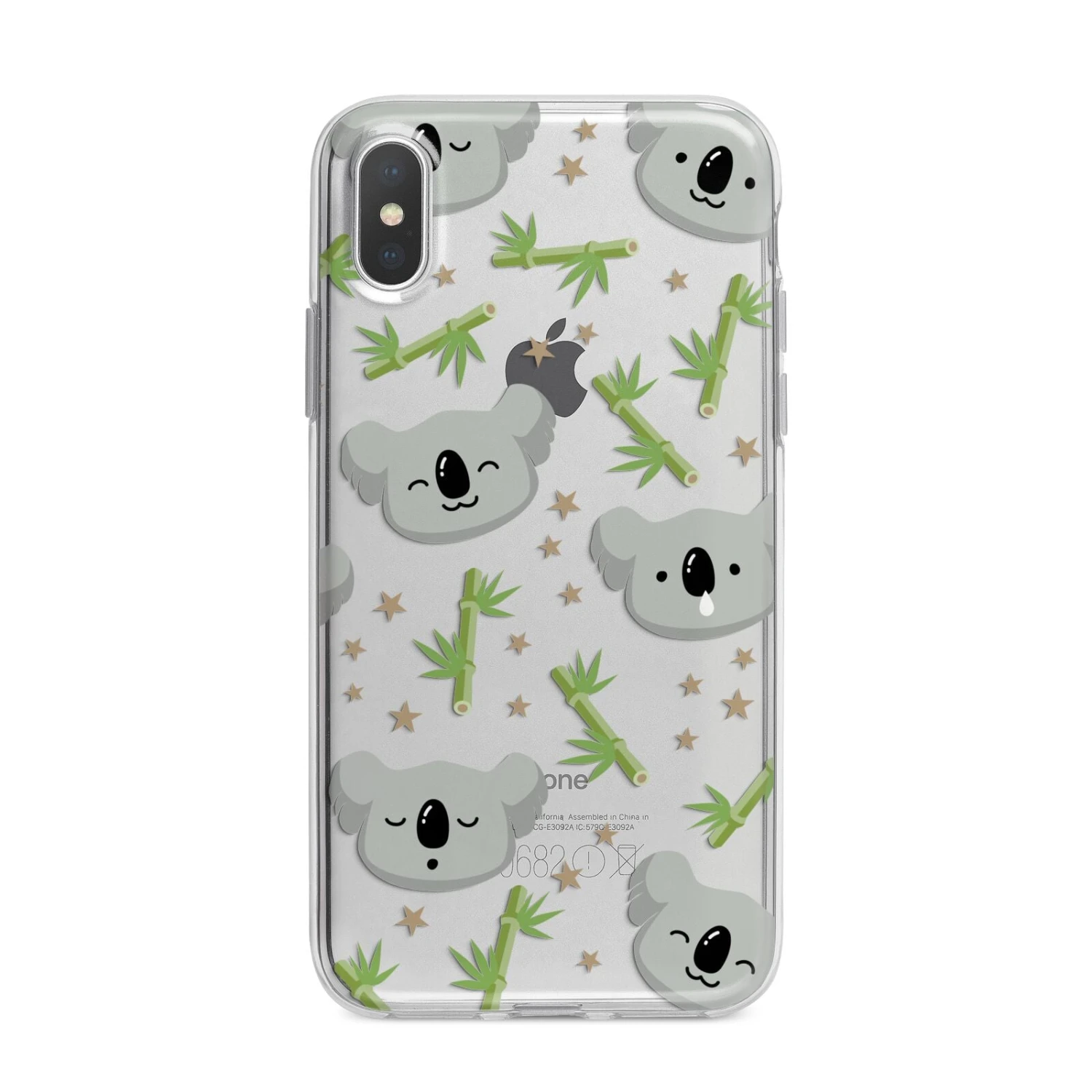 Koala Faces With Transparent Background IPhone Case 5 Koala Faces With Transparent Background IPhone Case - Image 5
