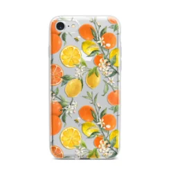 Lemons And Oranges IPhone Case -CaseCraze Store Lemons and Oranges iPhone 7 Bumper Case on Silver iPhone