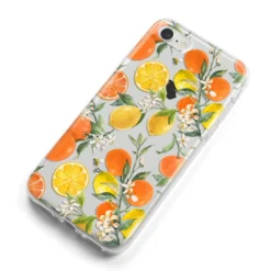 Lemons And Oranges IPhone Case -CaseCraze Store Lemons and Oranges iPhone 8 Bumper Case on Silver iPhone Alternative Image