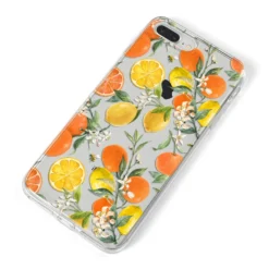 Lemons And Oranges IPhone Case -CaseCraze Store Lemons and Oranges iPhone 8 Plus Bumper Case on Silver iPhone Alternative Image