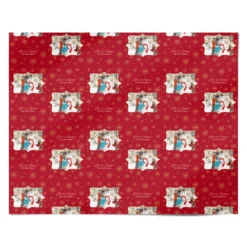 Let It Snow Christmas Photo Upload Wrapping Paper -CaseCraze Store Let it Snow Christmas Photo Upload Personalised Wrapping Paper Alternative