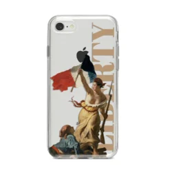 Liberty IPhone Case -CaseCraze Store Liberty iPhone 8 Bumper Case on Silver iPhone