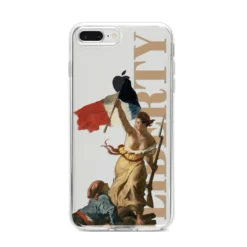 Liberty IPhone Case -CaseCraze Store Liberty iPhone 8 Plus Bumper Case on Silver iPhone