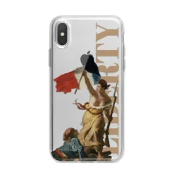 Liberty IPhone Case -CaseCraze Store Liberty iPhone X Bumper Case on Silver iPhone Alternative Image 1