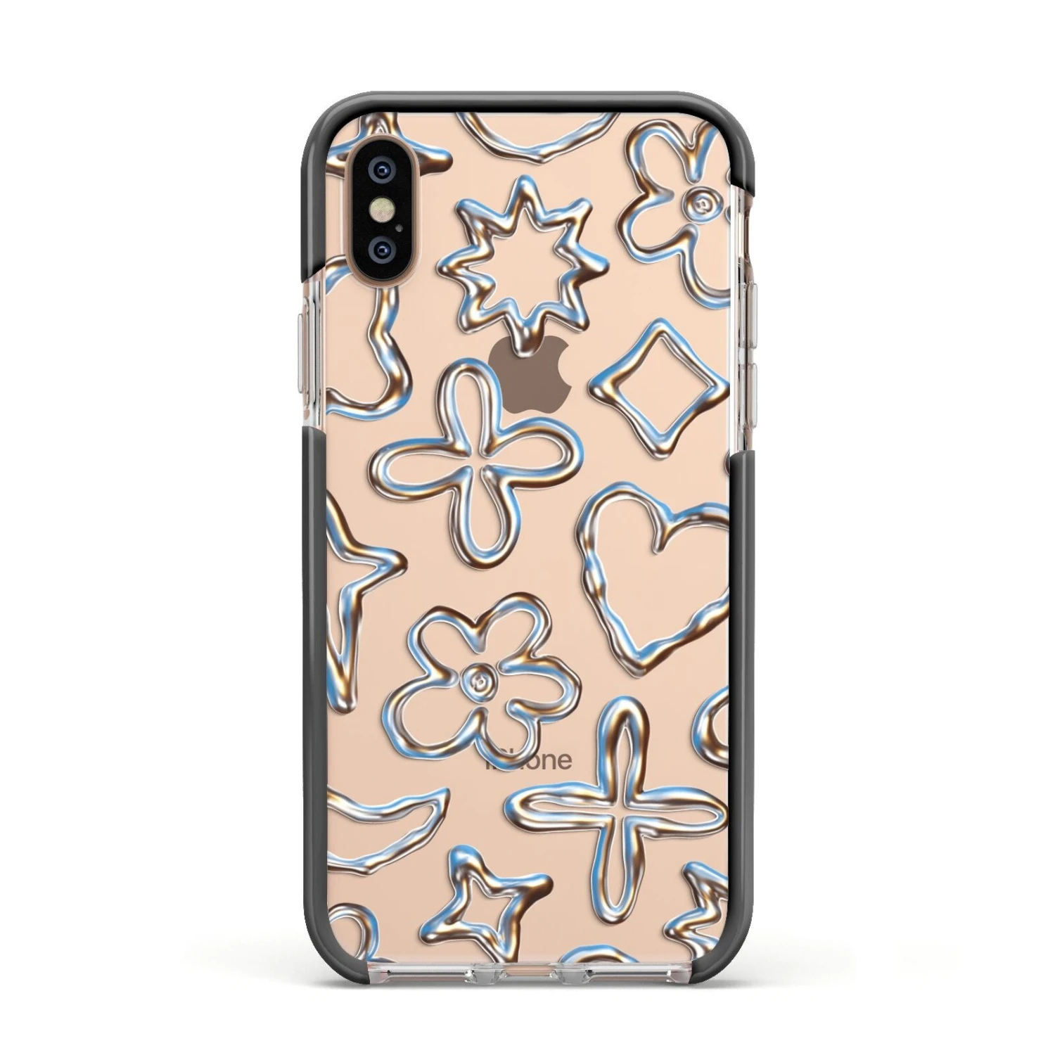 Liquid Chrome Doodles IPhone Case 20 Liquid Chrome Doodles IPhone Case - Image 20