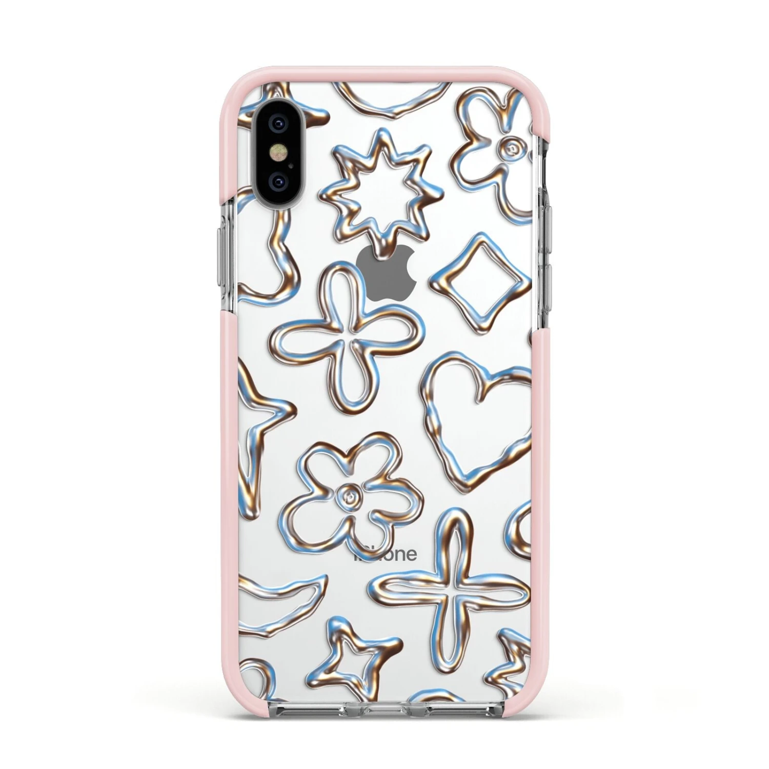 Liquid Chrome Doodles IPhone Case 16 Liquid Chrome Doodles IPhone Case - Image 16