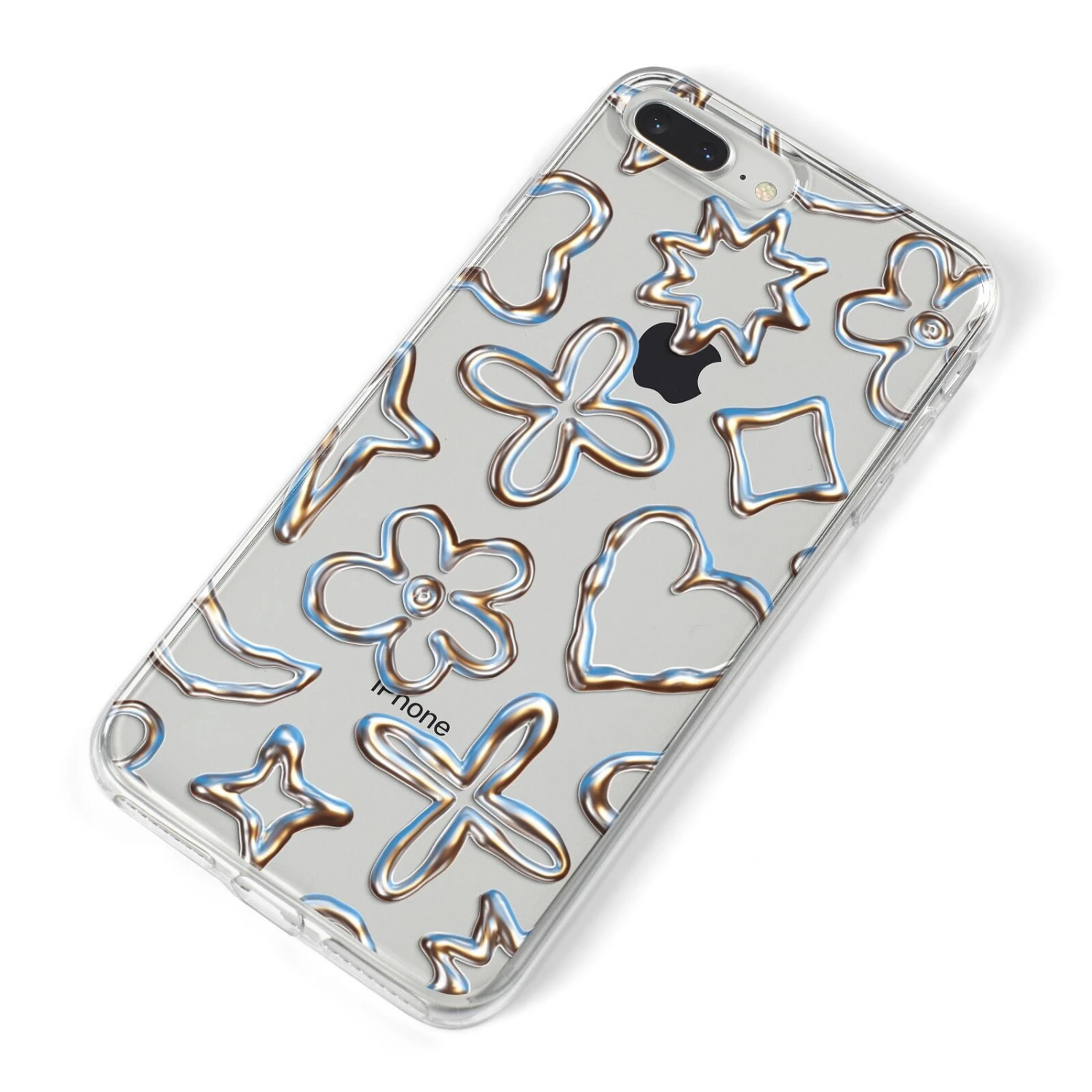 Liquid Chrome Doodles IPhone Case 11 Liquid Chrome Doodles IPhone Case - Image 11