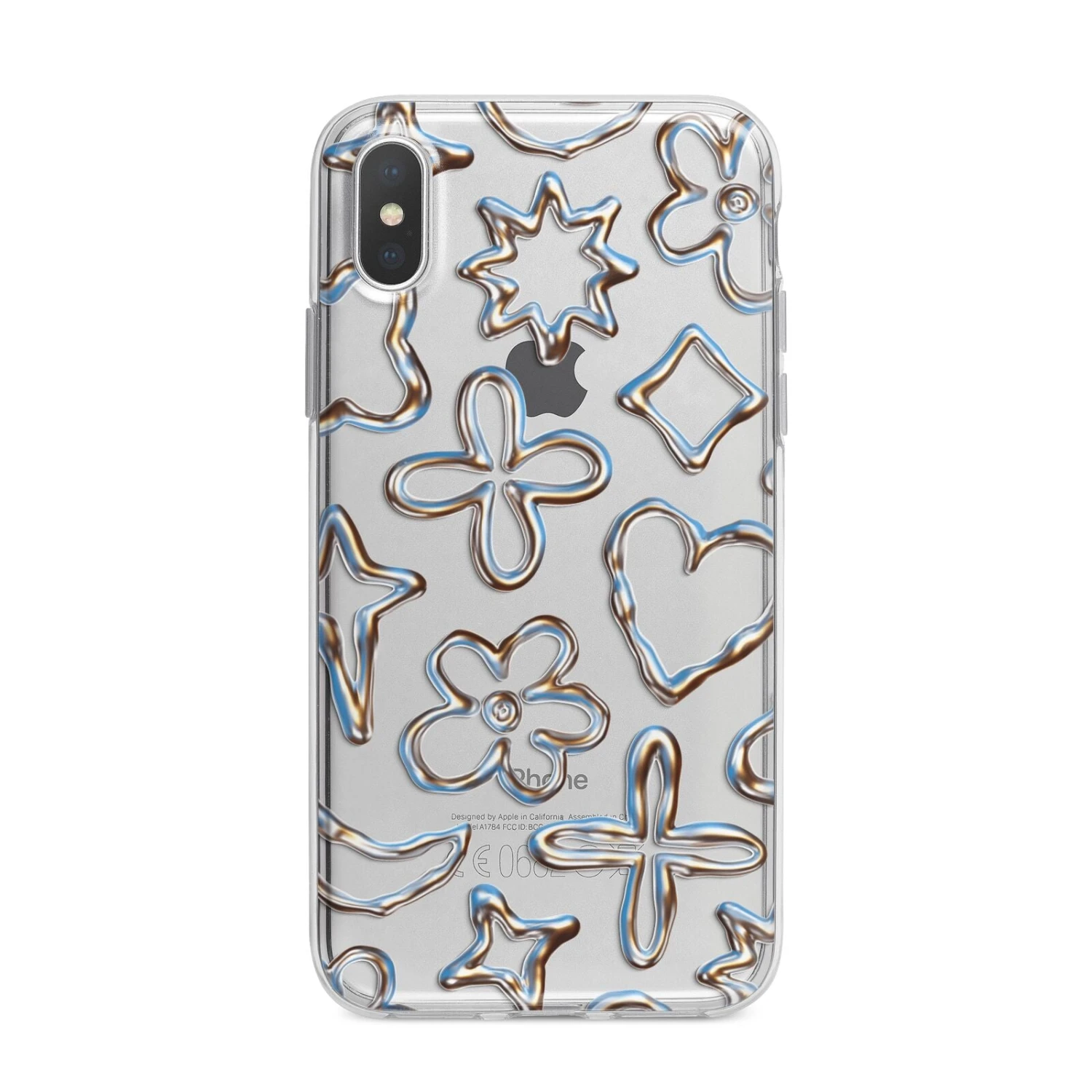 Liquid Chrome Doodles IPhone Case 5 Liquid Chrome Doodles IPhone Case - Image 5