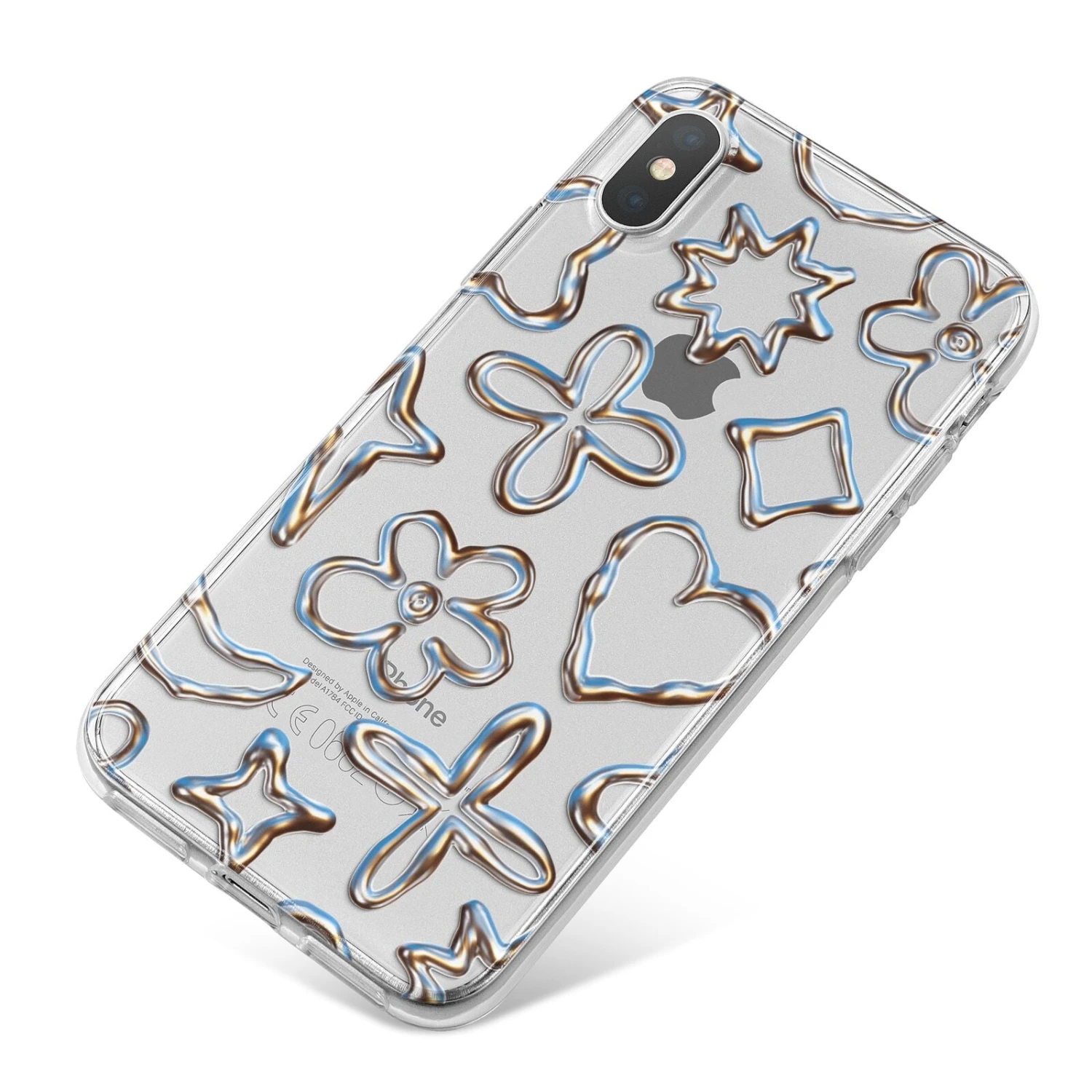 Liquid Chrome Doodles IPhone Case 7 Liquid Chrome Doodles IPhone Case - Image 7