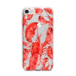 Lobster IPhone Case -CaseCraze Store Lobster iPhone 7 Bumper Case on Silver iPhone
