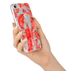 Lobster IPhone Case -CaseCraze Store Lobster iPhone 7 Bumper Case on Silver iPhone Alternative Image