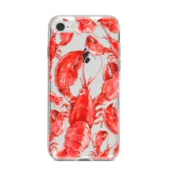 Lobster IPhone Case -CaseCraze Store Lobster iPhone 8 Bumper Case on Silver iPhone