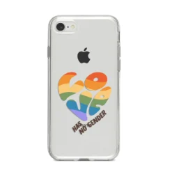 Love Has No Gender IPhone Case -CaseCraze Store Love Has No Gender iPhone 8 Bumper Case on Silver iPhone