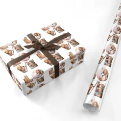 Love Personalised Photo Upload Wrapping Paper -CaseCraze Store Love Personalised Photo Upload Personalised Wrapping Paper