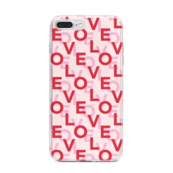 Love Valentine IPhone Case -CaseCraze Store Love Valentine iPhone 7 Plus Bumper Case on Silver iPhone