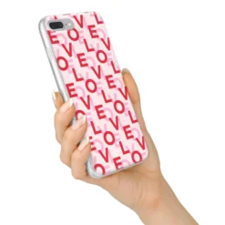 Love Valentine IPhone Case -CaseCraze Store Love Valentine iPhone 7 Plus Bumper Case on Silver iPhone Alternative Image