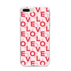 Love Valentine IPhone Case -CaseCraze Store Love Valentine iPhone 8 Plus Bumper Case on Silver iPhone
