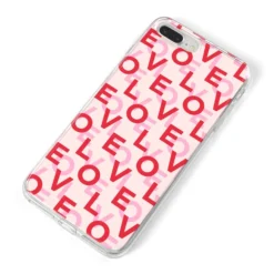 Love Valentine IPhone Case -CaseCraze Store Love Valentine iPhone 8 Plus Bumper Case on Silver iPhone Alternative Image