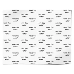Love You More Wrapping Paper 7 Love You More Wrapping Paper -CaseCraze Store Love You More Personalised Wrapping Paper Alternative
