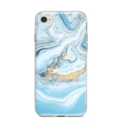Marble IPhone Case -CaseCraze Store Marble iPhone 8 Bumper Case on Silver iPhone