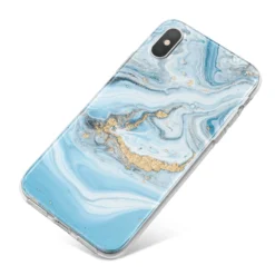 Marble IPhone Case -CaseCraze Store Marble iPhone X Bumper Case on Silver iPhone