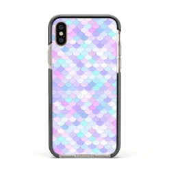 Mermaid IPhone Case -CaseCraze Store Mermaid Apple iPhone Xs Impact Case Black Edge on Gold Phone