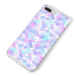 Mermaid IPhone Case -CaseCraze Store Mermaid iPhone 8 Plus Bumper Case on Silver iPhone Alternative Image