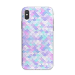 Mermaid IPhone Case -CaseCraze Store Mermaid iPhone X Bumper Case on Silver iPhone Alternative Image 1