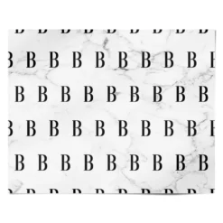 Monogrammed White Marble Wrapping Paper -CaseCraze Store Monogrammed White Marble Personalised Wrapping Paper Alternative e86d4546 325f 44b7 8955 ded0f2cd8a59