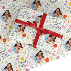 Mothers Day Floral Wrapping Paper