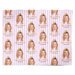 Mothers Day Photo Face Wrapping Paper -CaseCraze Store Mothers Day Photo Face Personalised Wrapping Paper Alternative